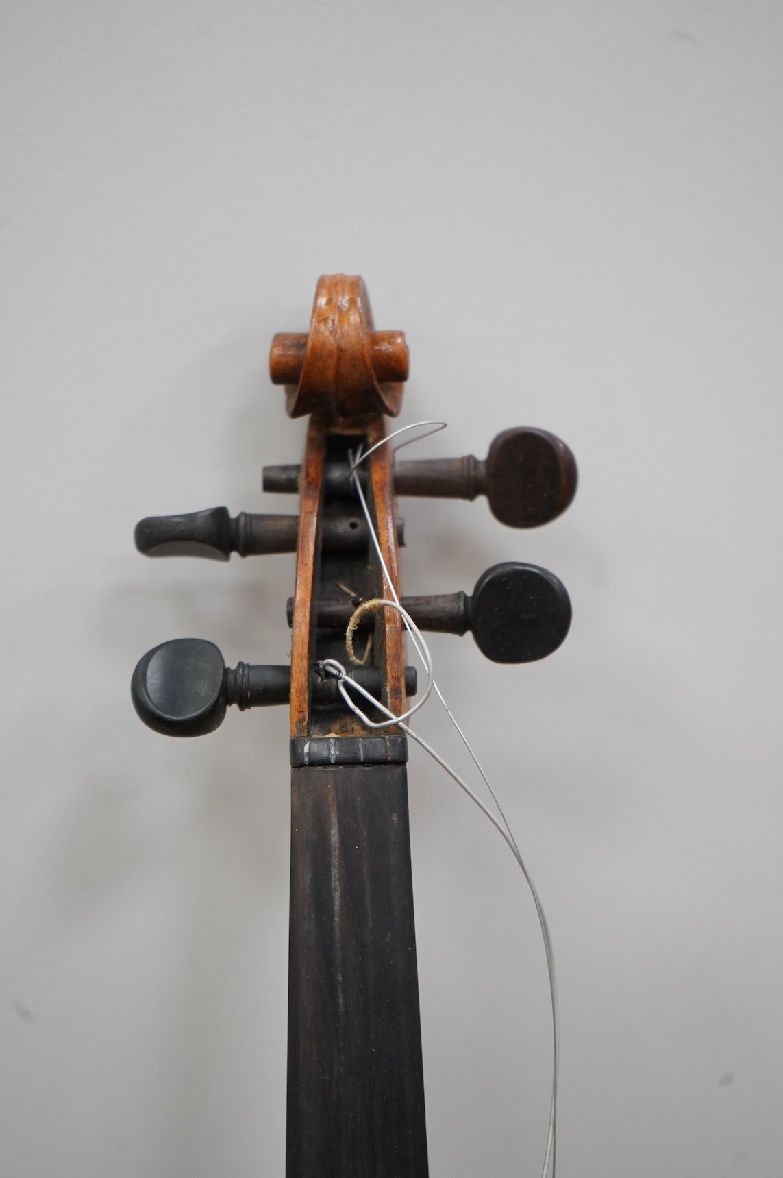 Two 19th / 20th century cased violins